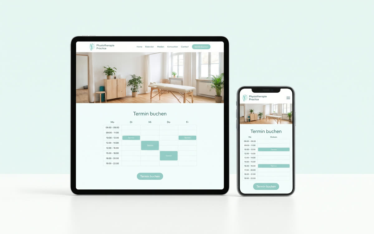 Physiotherapie Inntal — Praxisseite mit Online-Terminbuchung